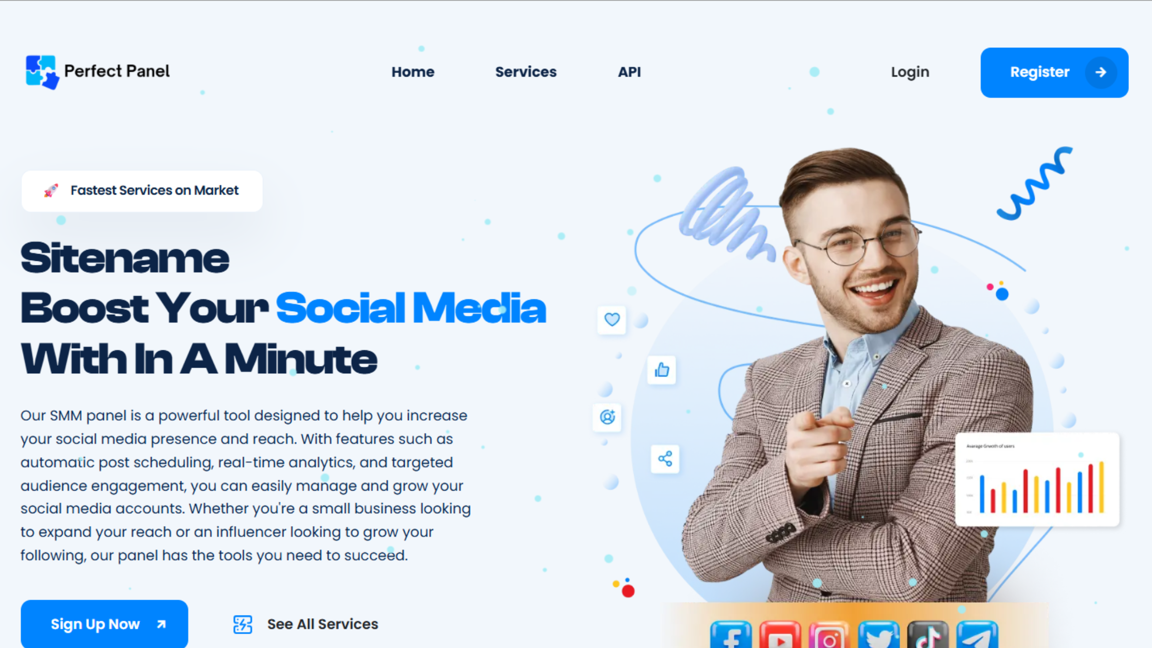 White Pro V2 - Perfect Panel Complete Website